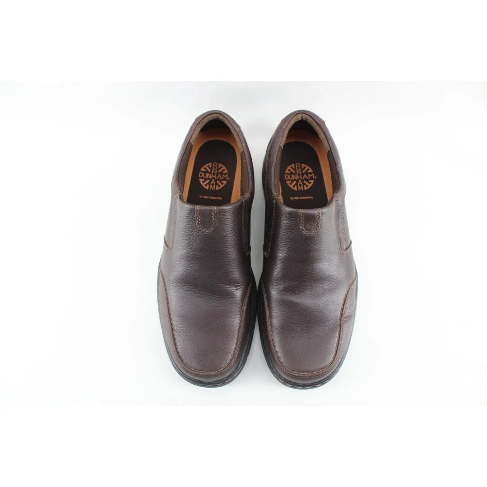 Dunham Blair Cushioning Men's Brown Slip On Casual‎ Shoes Size 9.5 2E DAA02BR